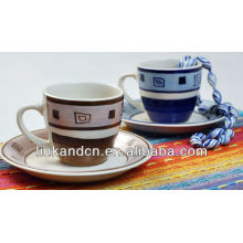 KC-00443 / ensemble en tasse en céramique / ensemble en céramique en céramique en style européen